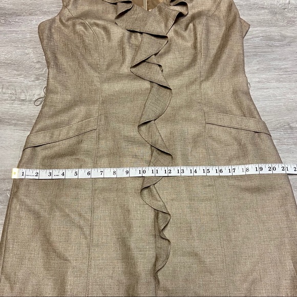 *SOLD* Classiques Entier Ruffle Front Belted Dress - Picture 12 of 14